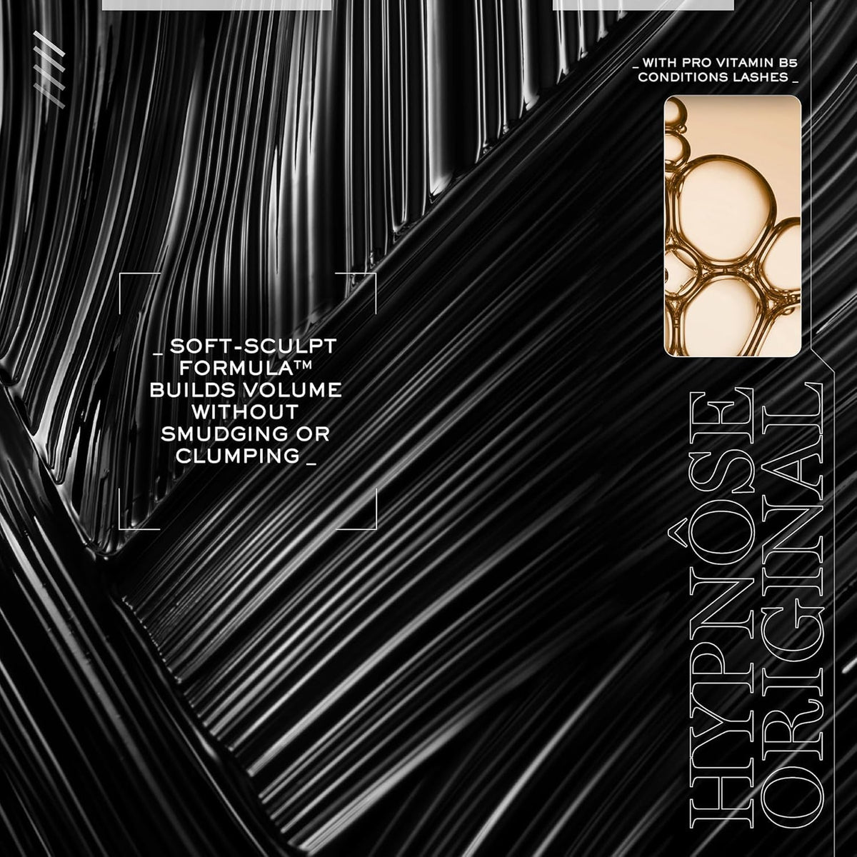 Lancôme Hypnôse L'Absolu de Noir Mascara, Buildable & Volumising Ultra-Black for Natural or Bold Lashes, No Smudging or Flaking, 24 Hour Wear, with ProVitamin B5, 6.2ml