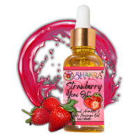 SH SHAKRA HEALTH Yoni Oil Strawberry 30ml Body Massage Oil. Balance PH, Unisex Flavour, Smell, Freshen Skin, Hygiene, Scent, Taste & Moisturise *Organic Vegan*