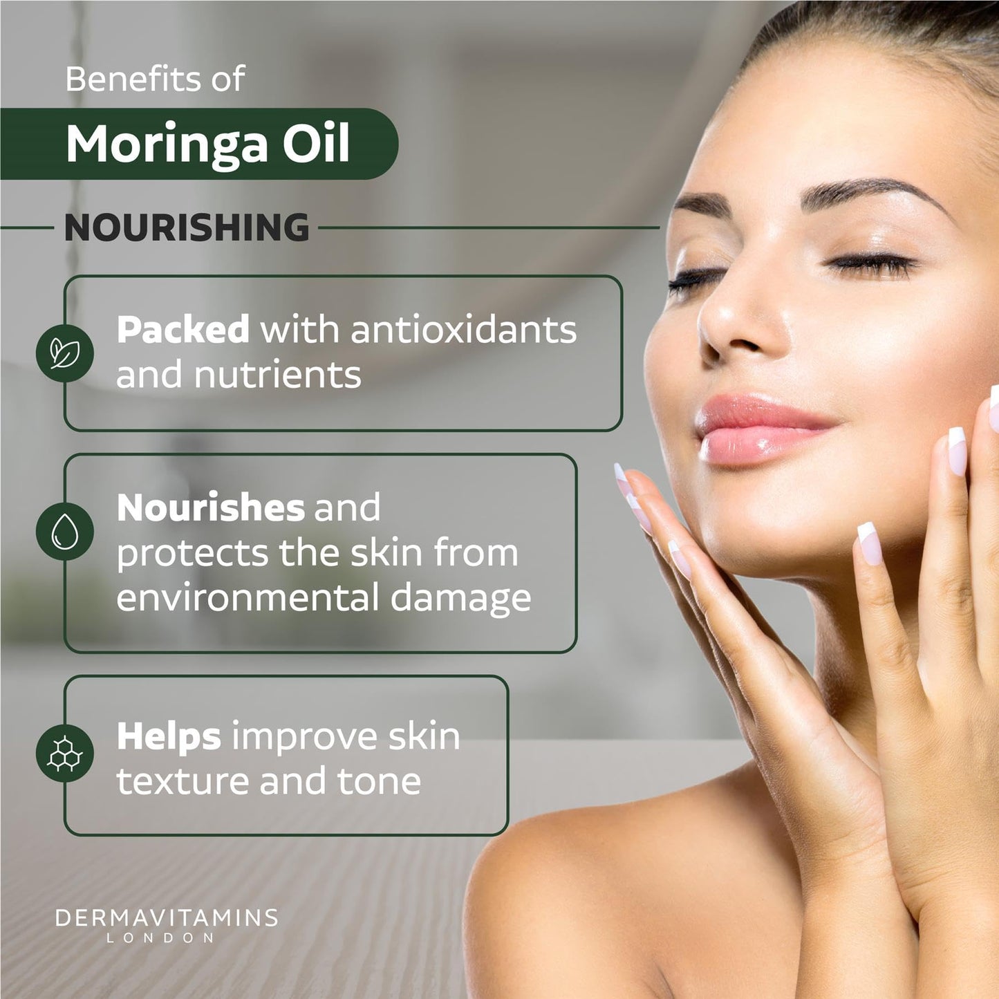 Dermavitamins 100% Pure Moringa Oil - 10ml