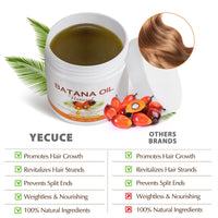 Generic 100% Pure & Natural Batana Hair Growth Oil (220g)-Eliminates Split Ends-Prevent Hair Loss-Increases Shine for Men & Women-For Thicker & Stronger Hair-Repairs Damaged Hair & Skin For Men & Women,7.8 Oz
