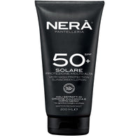 Nera Pantelleria NERA Pantelleria Water Resistant SPF50+ Very High Protection Sunscreen Lotion 200ML - Nourishing Face Sun Cream with UVA/UVB Filters, Prevents Dehydration & Skin Aging For Men and Women