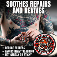 TIGER SPIT Tattoo Aftercare, Tattoo Balm to Heal New Tattoos, Tattoo Brightener to Revive Old Tattoos, Daily Tattoo Lotion to Prevent Ink Fading, All Natural and Vegan