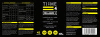 Time 4 Collagen + 45 Servings – Pure Hydrolysed Collagen Powder for Women & Men, MSM, Silica from Bamboo & Vitamin C – Collagen Protein Powder for Joint Care, Bones, Hair, Nails, Skin & Wrinkles