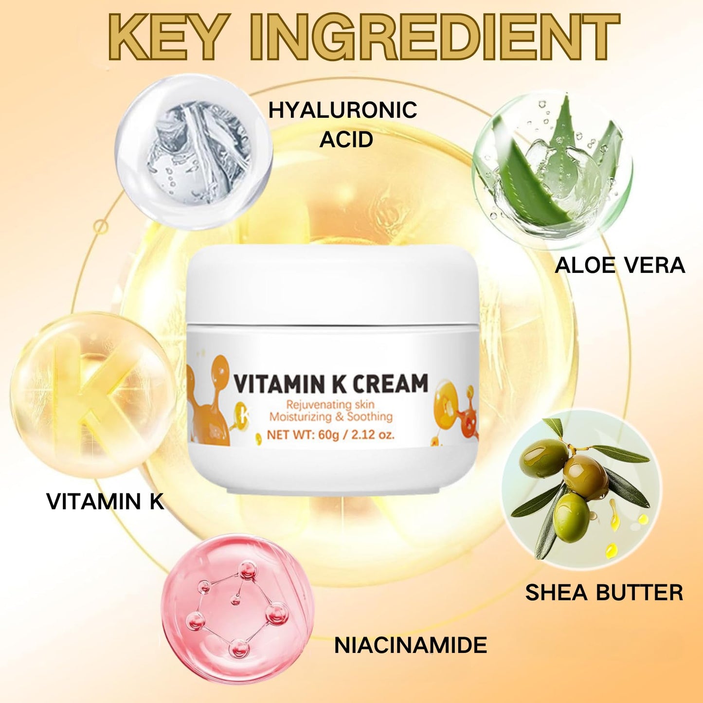 TBeautfave Varicose Veins Cream for Legs & Face - Vitamin Body Cream for Spider Veins & Dark Circles - Skin Repair Cream, Bruise Cream Intensive Moisturizer for Dry Skin, Puffiness, Wrinkles