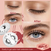 Higu clace Magnetic Eyelashes kit, Reusable Magnetic Lashes Set with Applicator, Waterproof No Glue Lashes for Party and Wedding (Style NB)