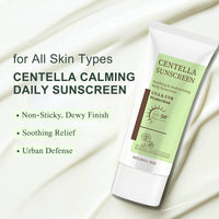 Centella Sunscreen SPF 50+ PA++++, Soothing Sun Cream for Sensitive Skin, Moisturising Daily Sun Protection, UVA & UVB Protection, 50g