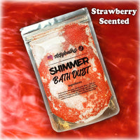 stsfybaths Stsfybaths Red Shimmer Bath Bomb in A Bag - Handmade Cherry Scented Bath Bombs for Women, Kids and Men - Bulk Bathbomb Fizzies Perfect for Boys and Girls All Ages (Small, Red)
