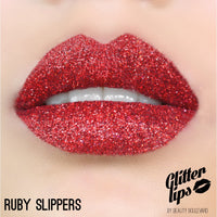 BEAUTYBLVD Glitter Lips, Cruelty Free Lip Kit - Ruby Slippers