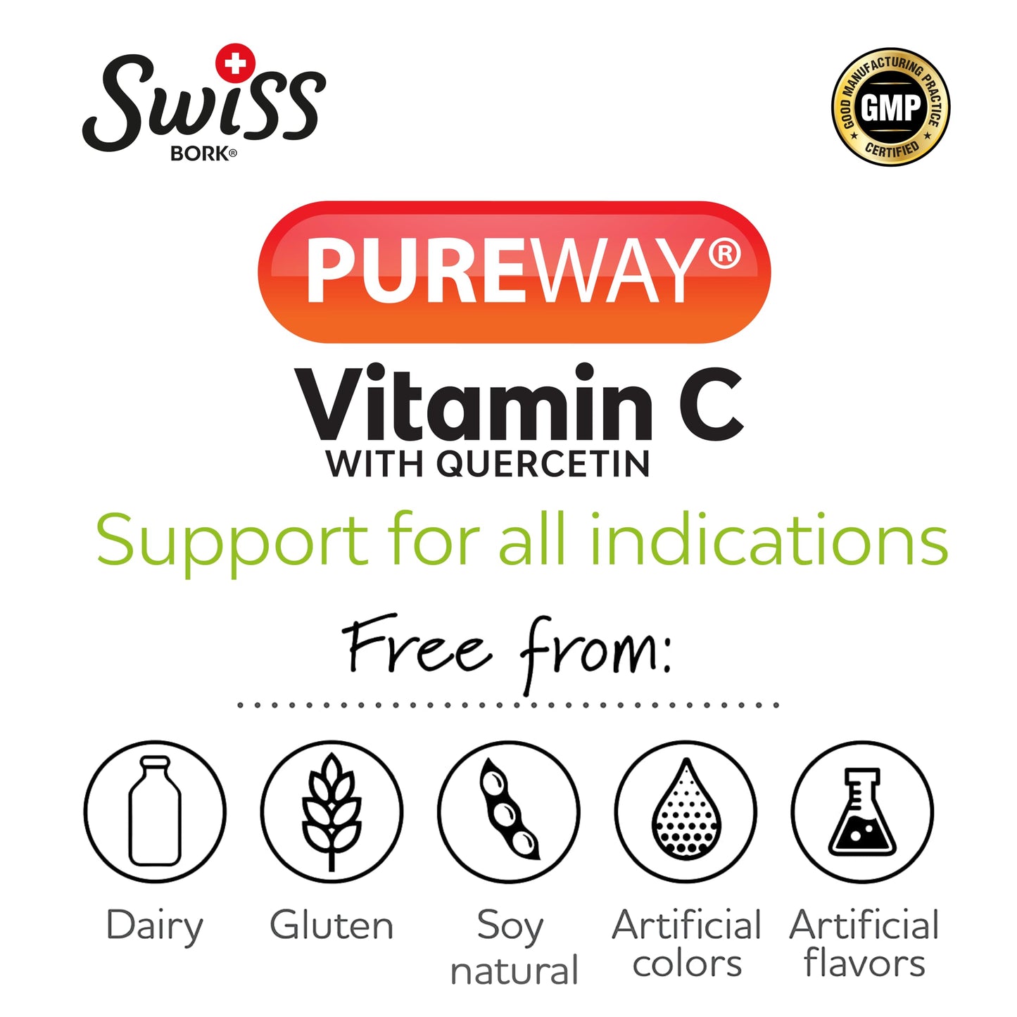 Swiss Bork SWISS BORK Natural Vitamin C Tablets (Ester C) – High Strength Vitamin C Supplement to Nourish Your Immune System, Enhance Radiant Vitality and Fight Free Radicals - 30 Effervescent Tablets (Halal)