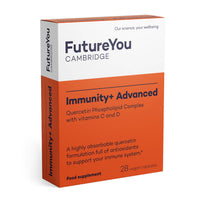 Immunity+ Advanced Capsules with Vitamin C & Vitamin D – Energy Supplement with Immune Support – 28 Day Supply – 5000mg Quercetin Supplement by FutureYou Cambridge