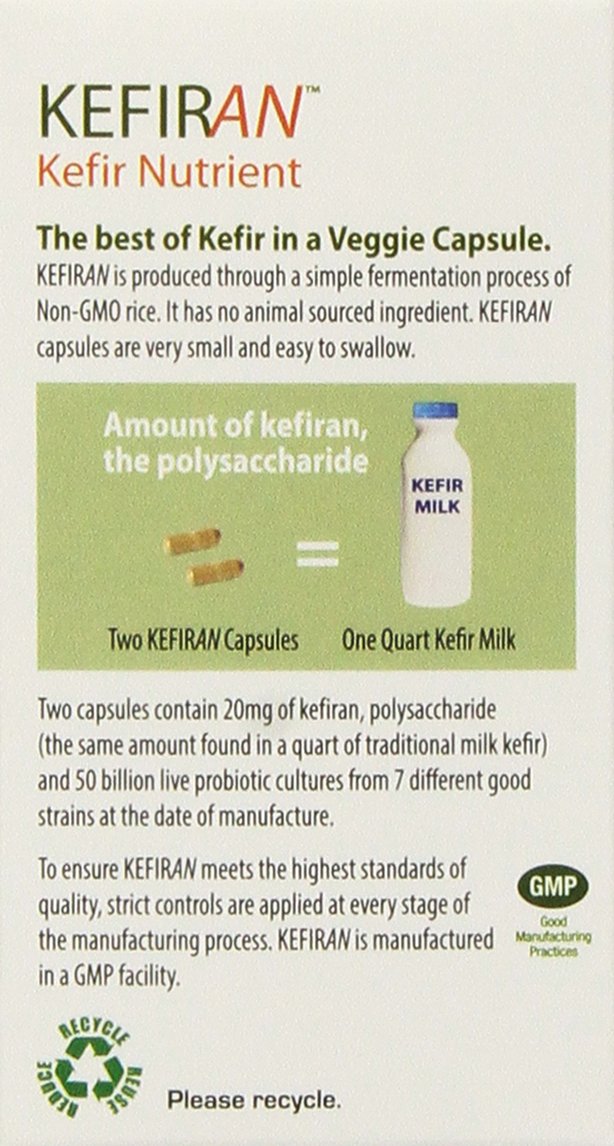 Lane Labs Kefiran Nutrient - Plus 50 Billion, Support Well-being, 60 Count