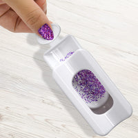 Mylee Glitter Catcher - Two-Tray Design, Apply Glitter, Dip & Acrylic Powder, Nail Dipping Powder Recycling Tool, Glitter and Dip Powders, Nail Dip Powder Tray, Vegan & Cruelty Free