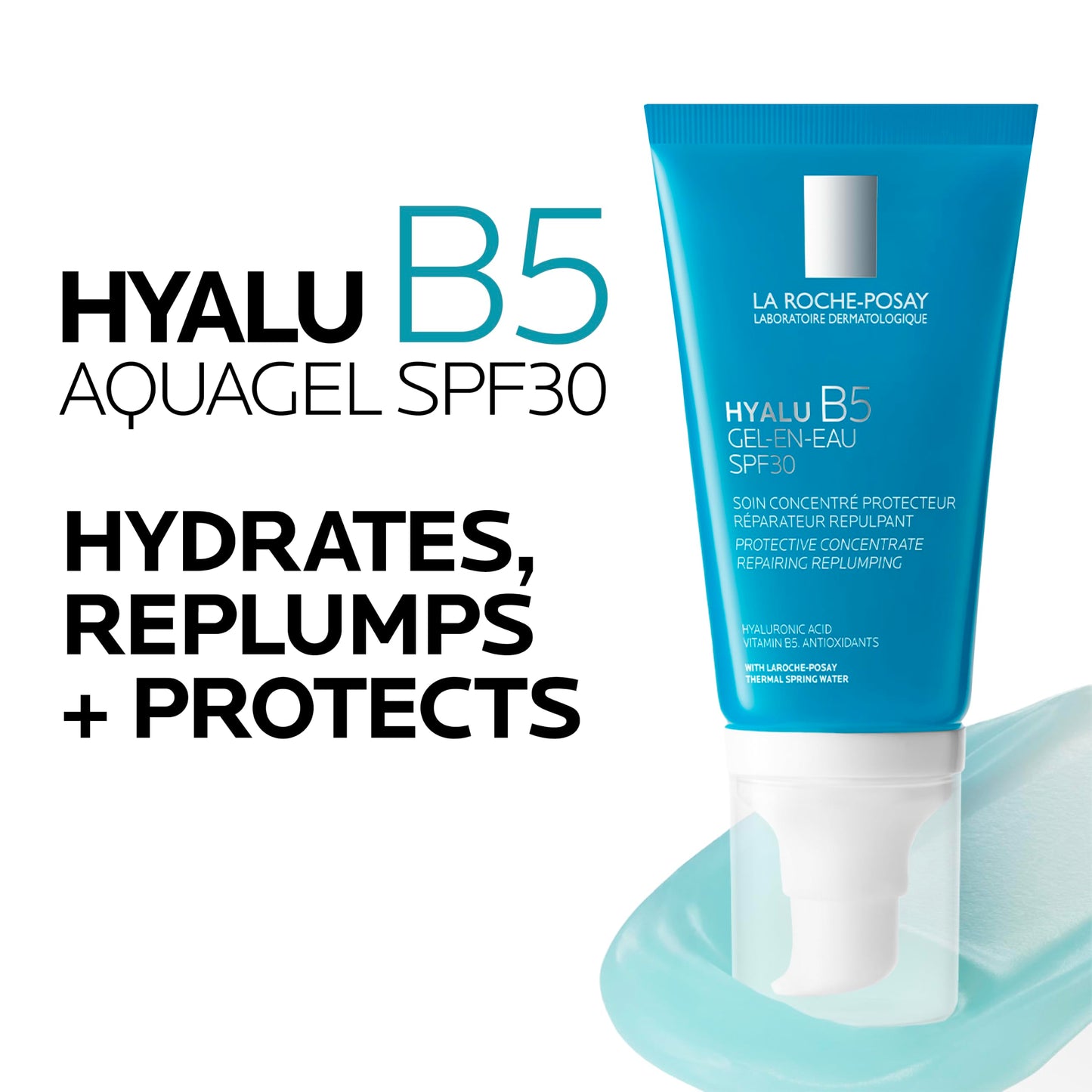La Roche-Posay Hyalu B5 Aquagel SPF30, Plumping Moisturiser, 50ml