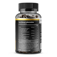 HealthEssent Shilajit Seamoss and Lions Mane Capsules, 11500mg 3-in-1 Brain & Focus Supplement with Ashwagandha & Black Pepper, High Strength Lions Mane Shilajit Blend for Energy & Immunity,120 Vegan Capsules