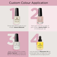 JESSICA Midi Phenomen Cuticle Oil for Nails, Intensive Moisturiser, Natural Jojoba, Almond and Rice Oils, Heals, Rehydrates, 7.4ml