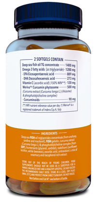 MINAMI MINAM - Omega-3 Fish Oil - MorEPA Move + Curcumin - 60 softgels