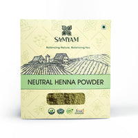 SAMYAM Neutral Henna Powder/COLORLESS Henna/Cassia Henna - 200g Pack | Natural Hair Conditioner, PPD and Chemical Free