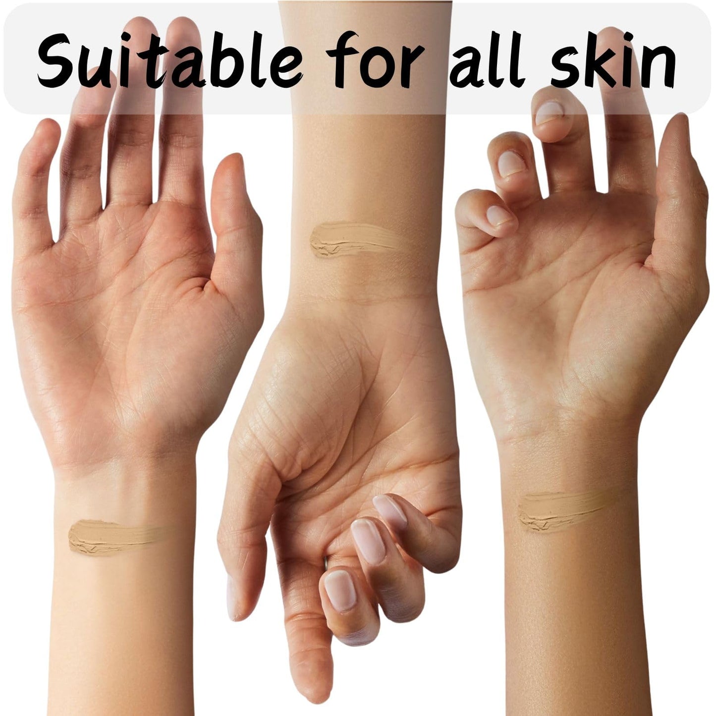 SHEBEEDO Body Coverage Perfector,Waterproof Sweat-Proof Full Coverage for Face Body,Transfer-Resistant and Evens Skin Tone Tattoo Cover Up, Skin Tint Body Foundation Coverage