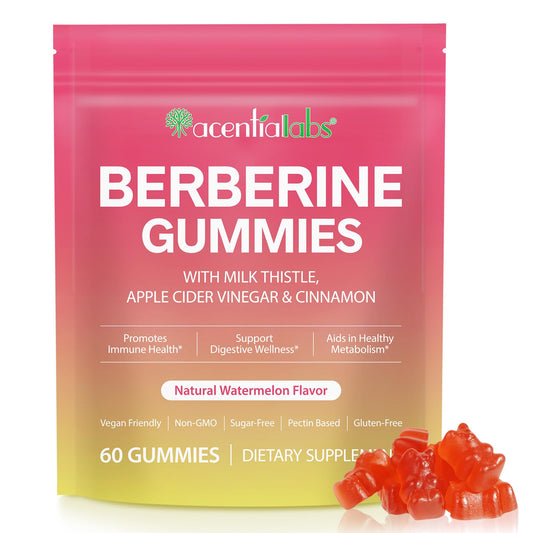 generic berbeine Gummies,60 pcs Berberine Supplement for Healthy