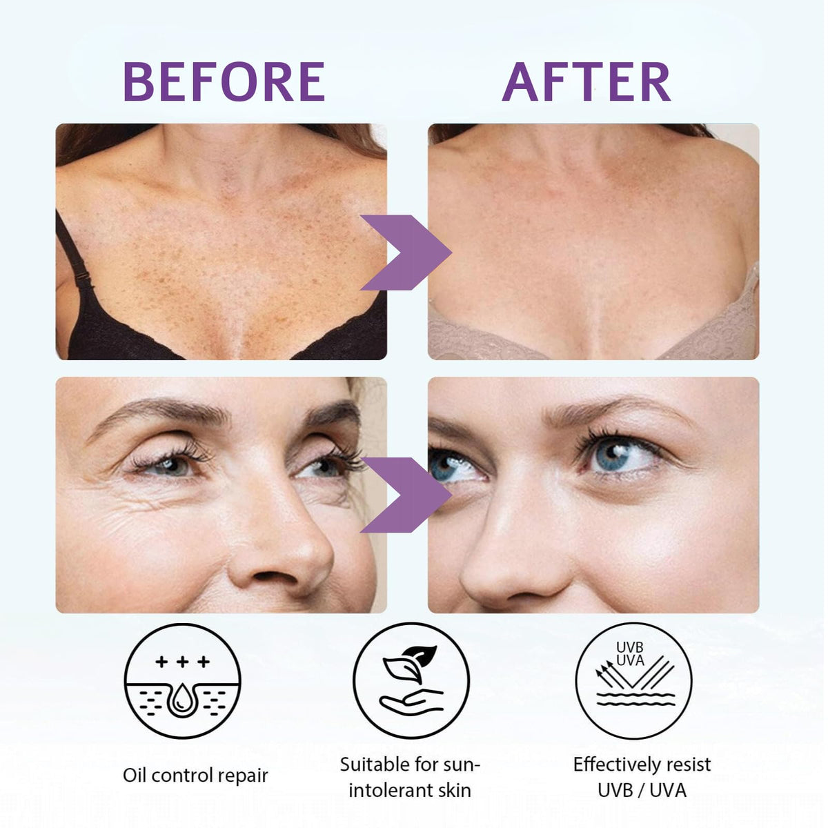 IZBEAUVO Sunscreen SPF 100+, 2Pcs Sun Cream SPF 100 PA+++, Ultra Light UV Protetion Face Sunscreen, Very High Protection Suncream Factor 100, Very Water + Sweat Resistant, Refreshing (2)