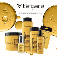 Vitalcare | Nutritive - Nourishing and Restructuring Hair Mask, Treatment for Dry and Dull Hair, with Vegetable Ceramides and Panthenol, 500 ml