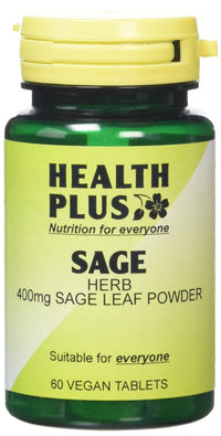 Health Plus Sage 400mg Women's Health Plant Supplement - 60 Tablets