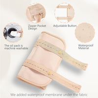 AUXHCYL Castor Oil Packs - Reusable Organic Caster Oil Wrap Kit for Liver Detox, Aid Sleep, Auxiliary Liver and Abdominal Muscles to Improve Circulation Digestion(Castor Oils Not Included)