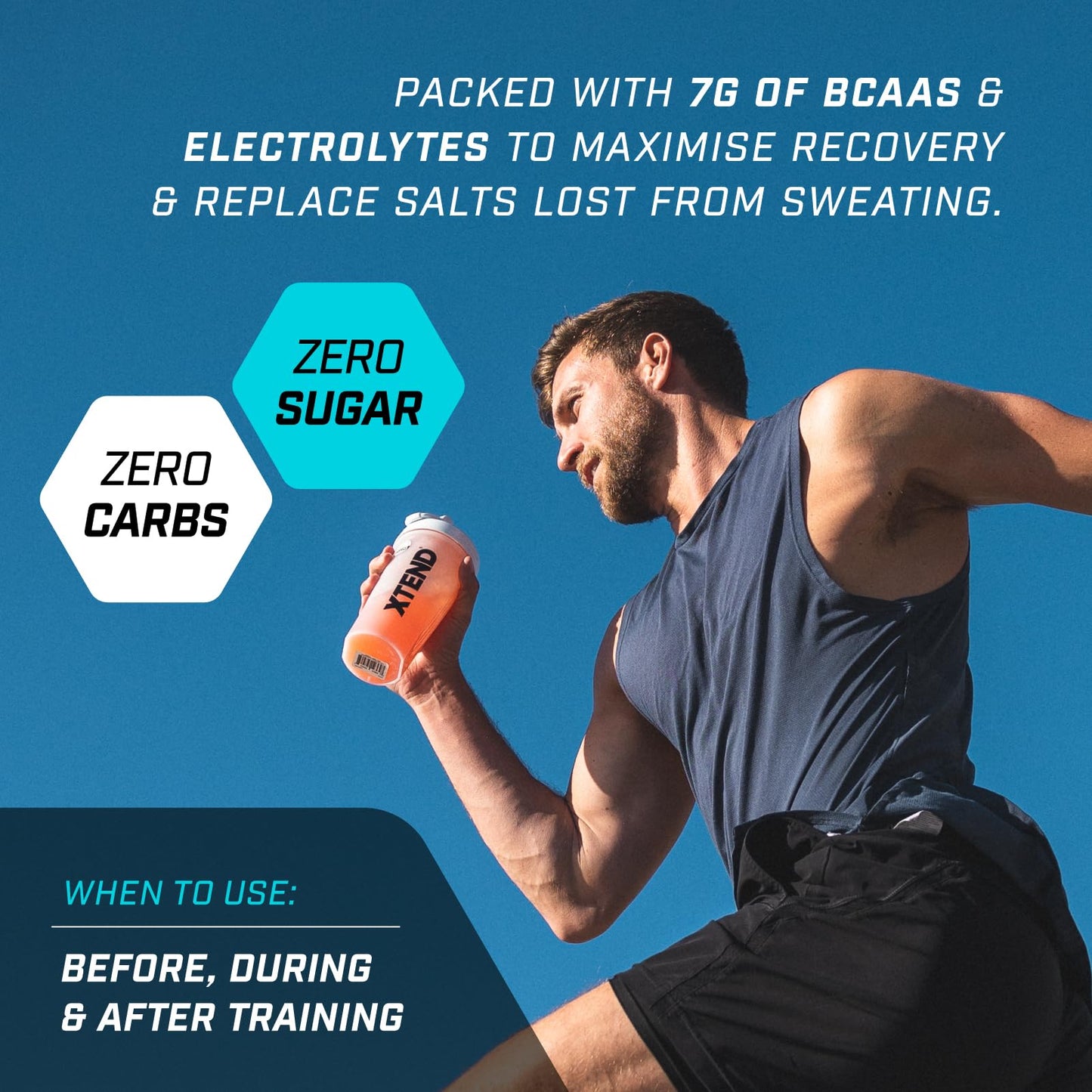 Scivation XTEND Original BCAA Powder Knockout Fruit Punch 30 Servings | 7g BCAAs Per Serving | Sugar Free Branched Chain Amino Acids and Electrolytes Powder for Post Workout Muscle Recovery and Hydration