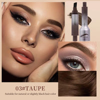 Generic Instant Brow Brush & Dip Kit – Waterproof Angled Eyebrow Brush with Brow Pomade and Brow Gel – Natural Sheglam Eyebrow Look – Beauty Brow Definer for Women, Long-Lasting Brow Makeup Tool