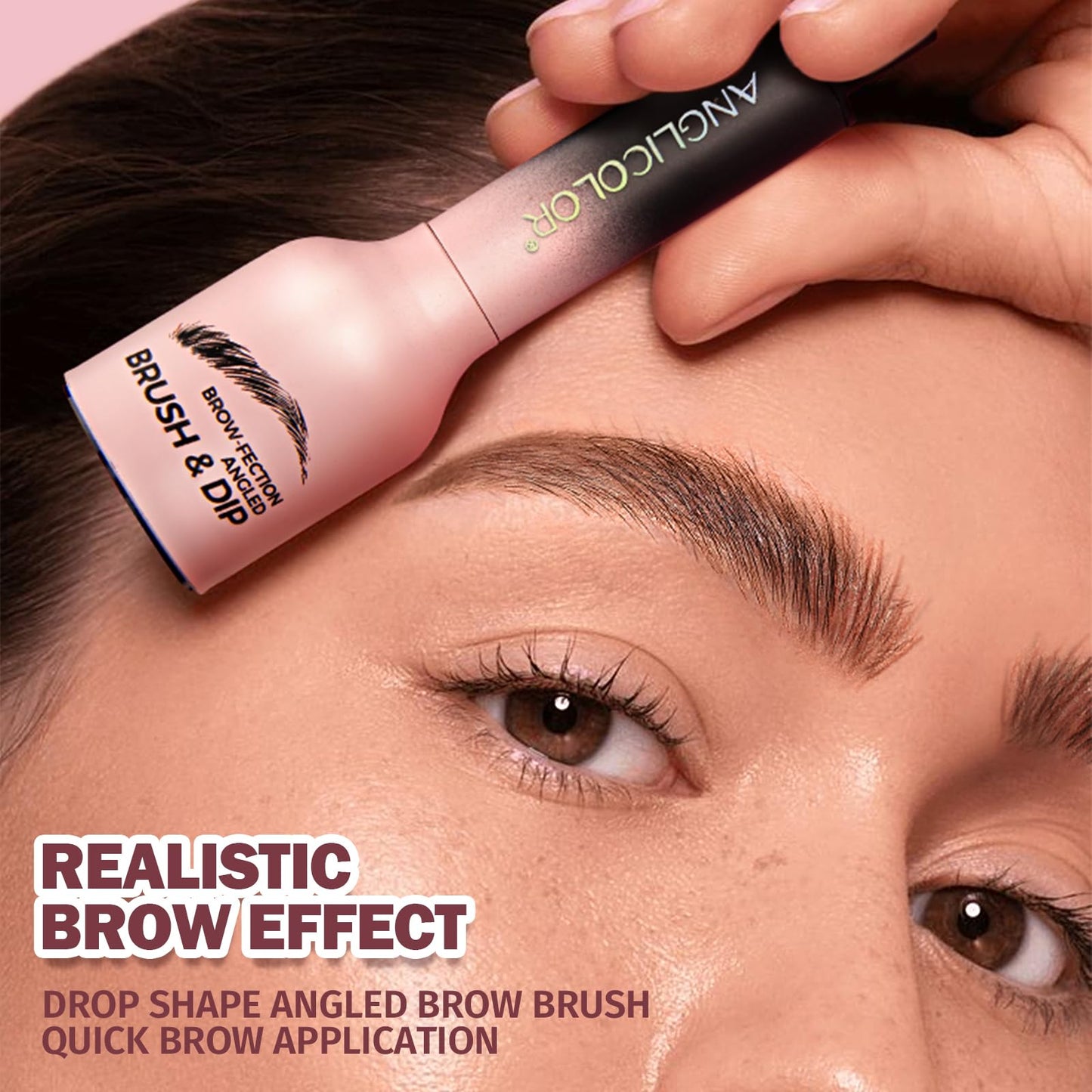 Anglicolor Brow Fection Angled Brush,Microblading Eyebrow Pen,Natural Brows Eyebrow Pen,Easy To Color,Long Lasting,Quick Drying,Natural Shaping Outlining Filling Eyebrow Makeup Upgrade (05#Espresso)