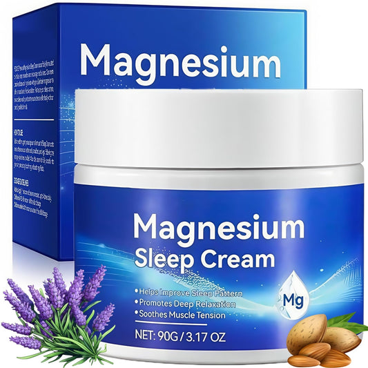 SONGMART Magnesium Butter - Magnesium Cream for Better Sleep - Moisturizing Lotion for Restful Sleep & Relaxation - Soothing Cream, Soothe Body & Mind