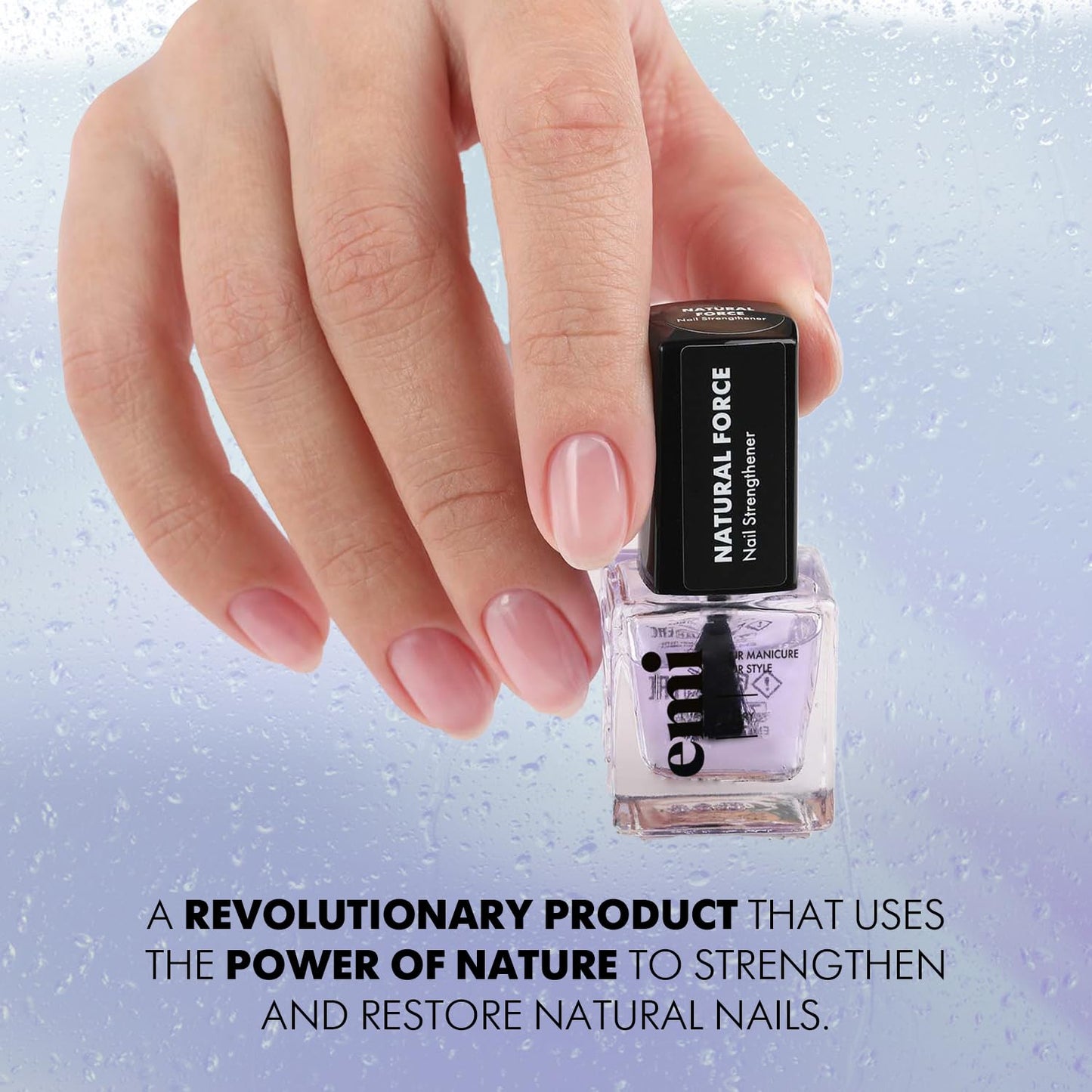 Nail strengthener for repairing damaged nails EMI Natural Force 9 ml