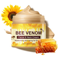 Shengqialun Bee Venom Cream With Honey - Face & Neck Anti Wrinkle Cream For Fine Line - All-in-One Face Moisturiser For Tightening, Wrinkle Removal & Anti Aging