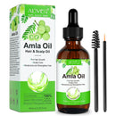 WeiWeiLa Amla Hair Oil, Amla Oil for Hair Growth, 100% Natural Indian Amla Hair Oil for Strong, Long & Thick Hair, Nourishes Scalp, Promotes Hair Growth, Controls Hair Fall, 60ML