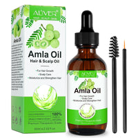 WeiWeiLa Amla Hair Oil, Amla Oil for Hair Growth, 100% Natural Indian Amla Hair Oil for Strong, Long & Thick Hair, Nourishes Scalp, Promotes Hair Growth, Controls Hair Fall, 60ML