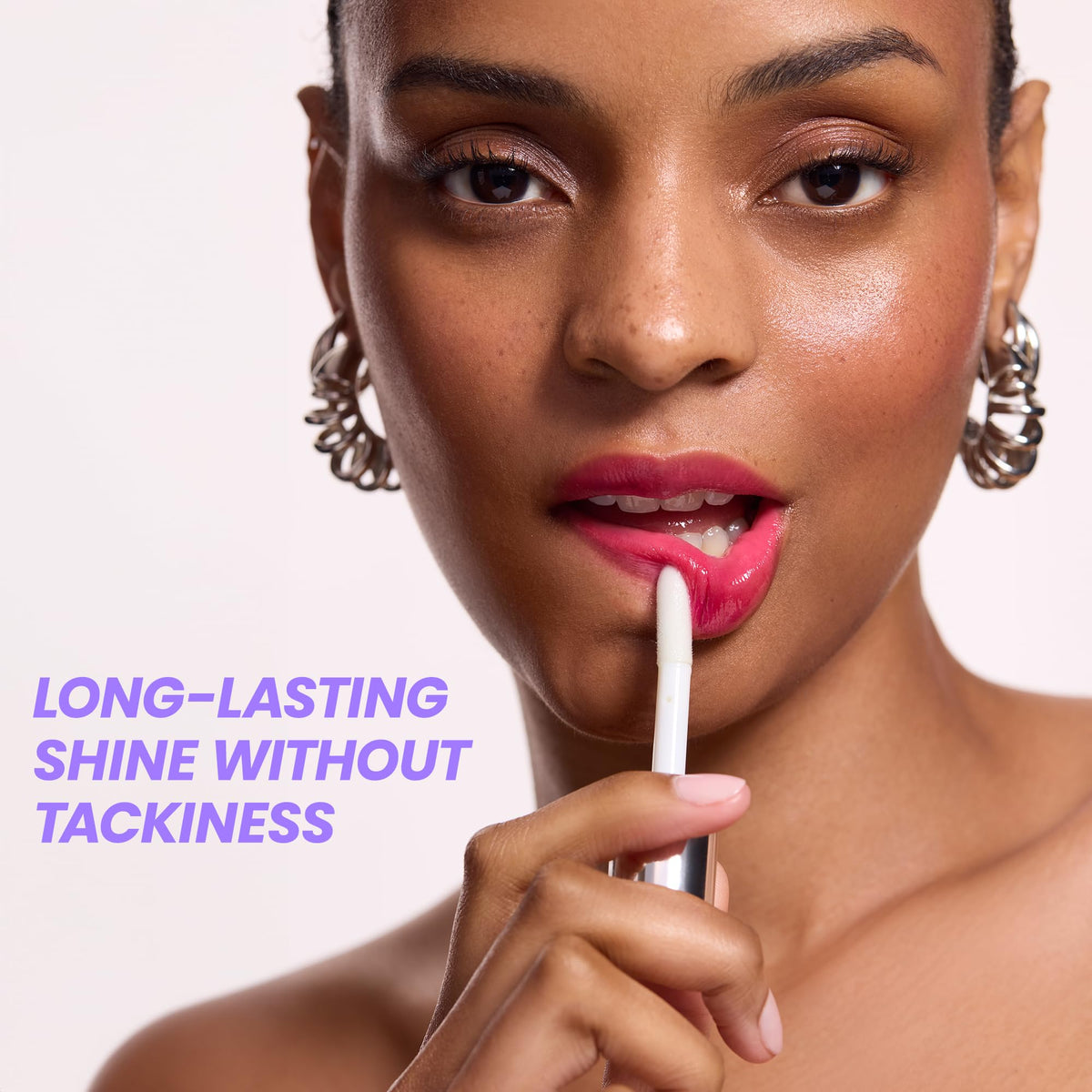 Wonderskin Lip Rehab Serum Oil - Color Changing Lip Oil from Clear to Pink - PH-activated, Non-sticky & Hydrating Tinted Lip Oil for Dry Lips (Kissed)