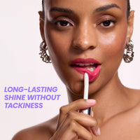 Wonderskin Lip Rehab Serum Oil - Color Changing Lip Oil from Clear to Pink - PH-activated, Non-sticky & Hydrating Tinted Lip Oil for Dry Lips (Kissed)