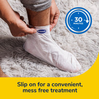 Dr. Scholl's Ultra Hydrating Foot Mask 3 Pack, Intensely Moisturizes Repairs and Softens Rough Dry Skin with Urea, 3 Count 1 Pair