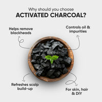 H&C HERBAL INGREDIENTS EXPERT H&C Activated Charcoal Powder - 227 Grams Pack