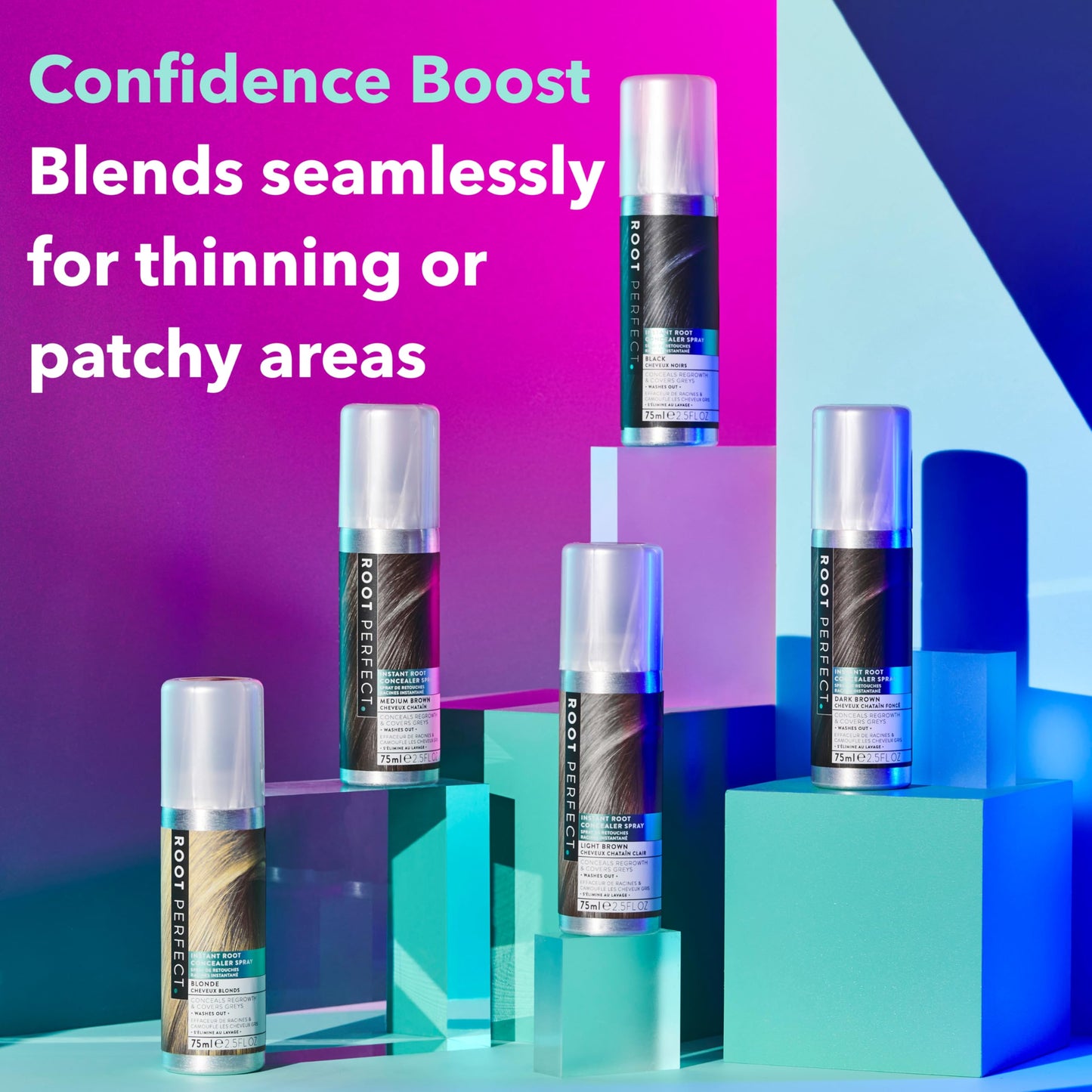 ROOT PERFECT Root Perfect Root Touch Up Concealer Spray Light Brown 125ml