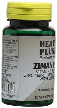 Health Plus Ziman Plus Mineral Supplement - 60 Tablets