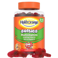 Haliborange Multivitamins Strawberry Fruit Softies, Gummy, 60 Multivitamins