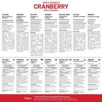 PH PROWISE Healthcare Triple Strength Cranberry 30,000mg Added with Vitamin C - 180 Vegan Tablets I UTI Support for Women I Easy to Swallow Tablets I Made in The UK by Prowise Healthcare