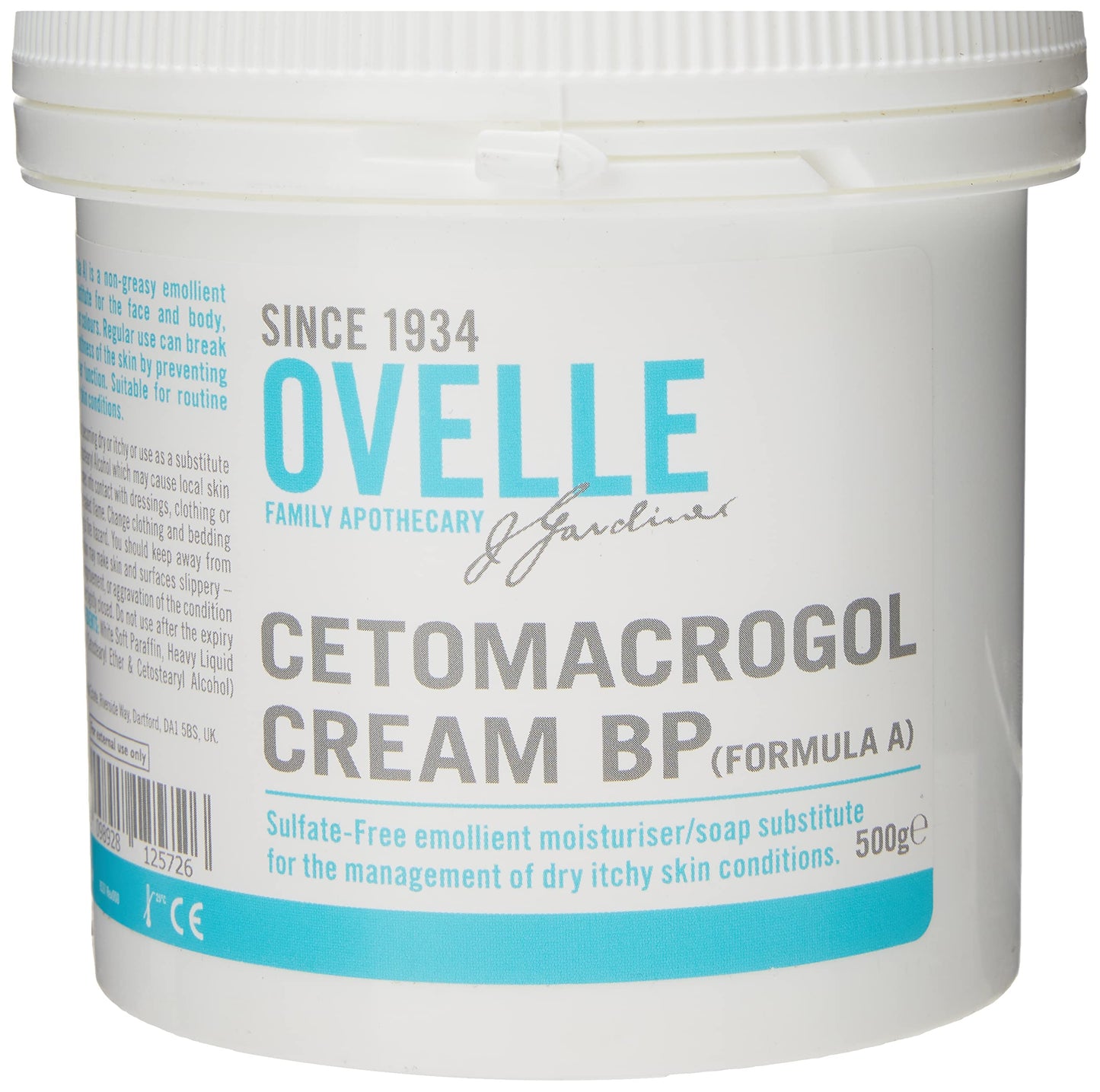Ovelle Cetomacrogol Cream BP (Formula A)