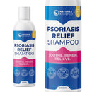 Natures Relief Co Psoriasis Shampoo with Salicylic Acid | Natural Scalp Treatment for Itchy, Flaky, Dry Scalp | Tea Tree, Lemongrass & Aloe Formula | Sulfate-Free, pH-Balanced | Daily Care for Healthy Hair | 200ml