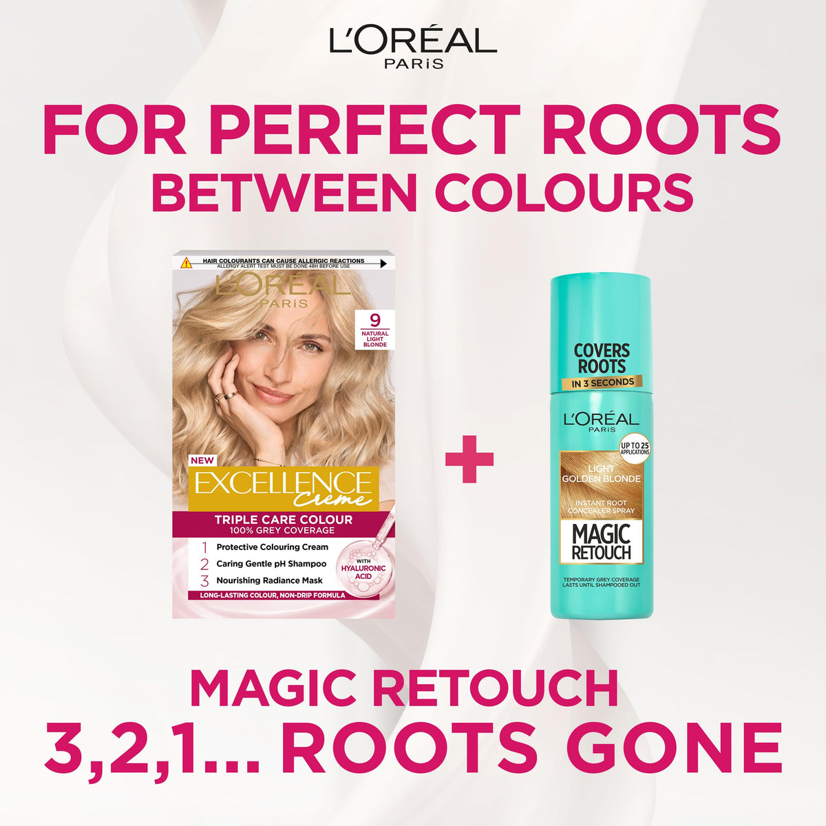 L'Oreal Paris L'Oréal Paris Excellence Crème Permanent Hair Dye, Radiant At-Home Hair Colour with up to 100% Grey Coverage, Pro-Keratin, Up to 8 Weeks of Colour, Colour: 9 Natural Light Blonde