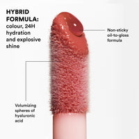 3INA MAKEUP - The Color Lip Oil 503 - Nude pink Lip Gloss with 24h Hydration & Hyaluronic Acid - Lipstick & Lip Balm