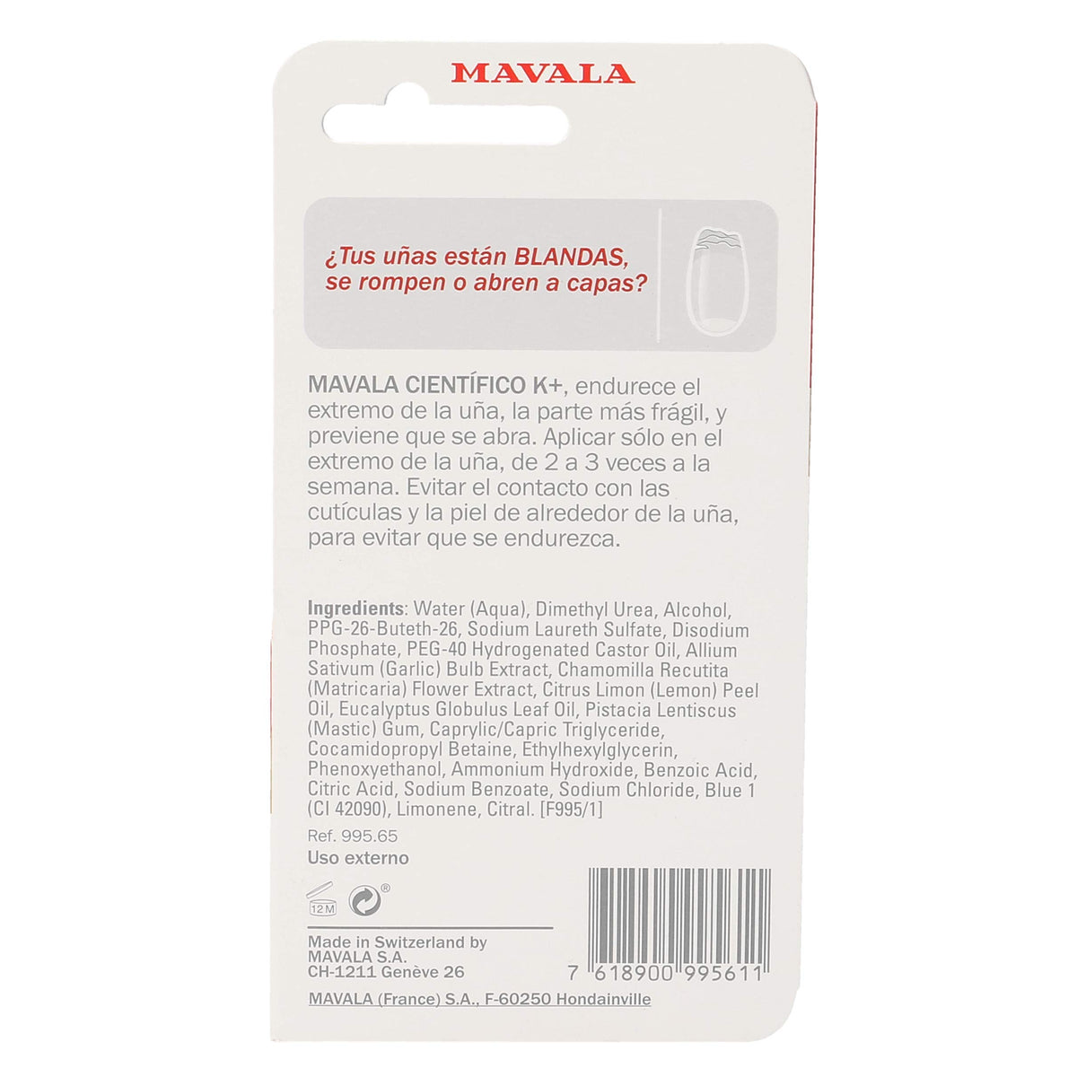 MAVALA Mavala Scientifique K Plus Nail Hardener, 2 ml