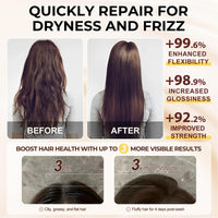 Fashion Base Collagen Hair Mask, Argan Oil Collagen Hair Mask Essence for Dry Damaged Hair, Hydrating, Smooths and Nourishes, Deep Repair Hair Conditioner Mask for All Hair Types, 220ml