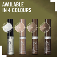 Rimmel London Brow This Way Brow Styling Gel with Argan Oil, Tames and Sets Brows, Dark Brown, 5 ml